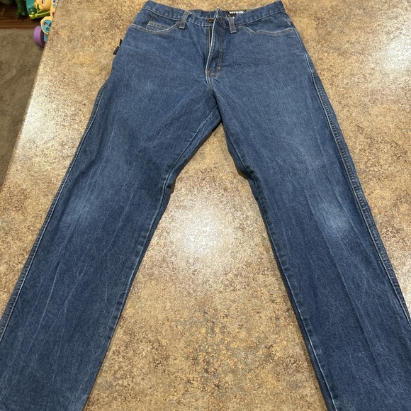 Other - TECGEN‎ FR Jeans Mens 32x32 Blue Solid CAT 2 2112 Flame Resistant Workwear